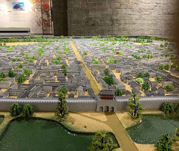 黑水县建筑模型